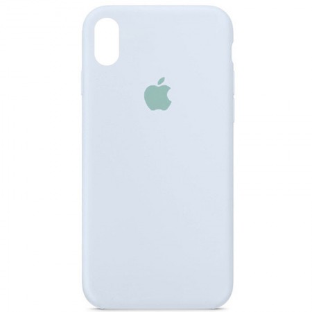 Чехол Silicone Case Full Protective (AA) для Apple iPhone XS Max (6.5'') Голубой (23959)