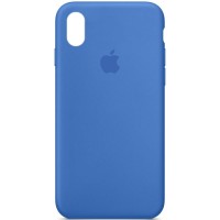 Чехол Silicone Case Full Protective (AA) для Apple iPhone XS Max (6.5'') Синій (23955)