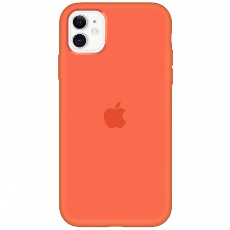 Чехол Silicone Case Full Protective (AA) для Apple iPhone 11 (6.1'') Оранжевый (3361)