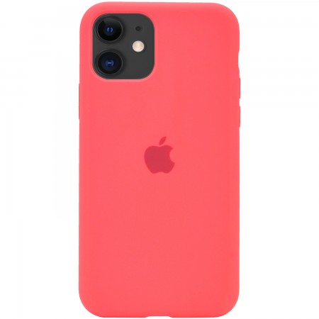 Чехол Silicone Case Full Protective (AA) для Apple iPhone 11 (6.1'') Розовый (3363)