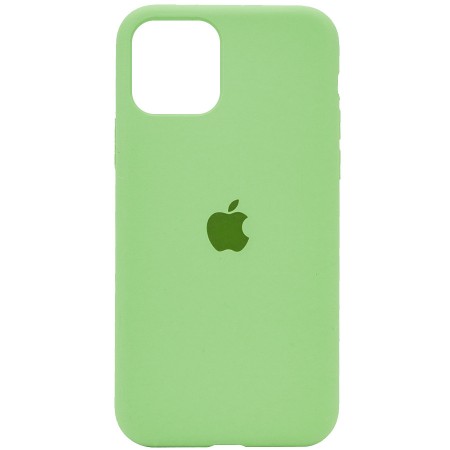 Чехол Silicone Case Full Protective (AA) для Apple iPhone 11 (6.1'') Мятный (3373)