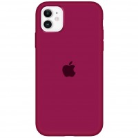 Чехол Silicone Case Full Protective (AA) для Apple iPhone 11 (6.1'') Красный (3355)