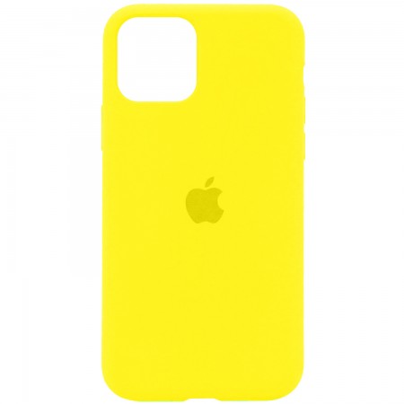 Чехол Silicone Case Full Protective (AA) для Apple iPhone 11 (6.1'') Жовтий (23651)