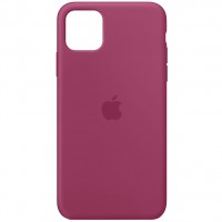 Чехол Silicone Case Full Protective (AA) для Apple iPhone 11 (6.1'') Малиновий (3384)