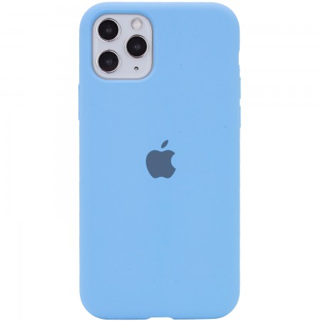 Чехол Silicone Case Full Protective (AA) для Apple iPhone 11 Pro (5.8'') Голубой (3410)