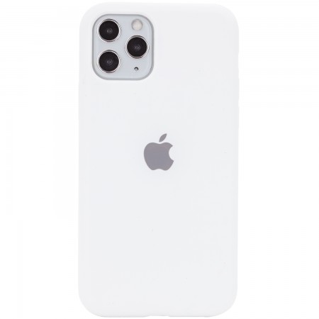 Чехол Silicone Case Full Protective (AA) для Apple iPhone 11 Pro Max (6.5'') Білий (3466)