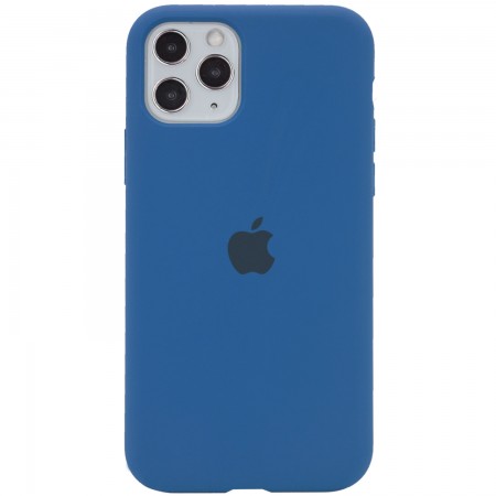 Чехол Silicone Case Full Protective (AA) для Apple iPhone 11 Pro Max (6.5'') Синий (3485)