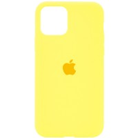Чехол Silicone Case Full Protective (AA) для Apple iPhone 11 Pro Max (6.5'') Желтый (3493)