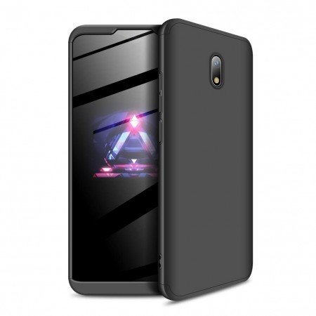 Пластиковая накладка GKK LikGus 360 градусов для Xiaomi Redmi 8A Черный (3568)