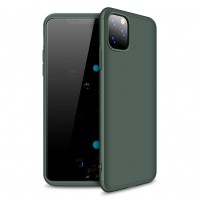Пластиковая накладка GKK LikGus 360 градусов для Apple iPhone 11 Pro (5.8'') Зелений (3577)
