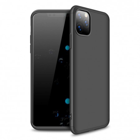 Пластиковая накладка GKK LikGus 360 градусов для Apple iPhone 11 Pro Max (6.5'') Черный (3582)