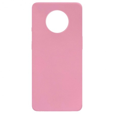 Силиконовый чехол Candy для OnePlus 7T Рожевий (14716)