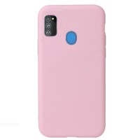 Силиконовый чехол Candy для Samsung Galaxy M30s / M21 Розовый (26997)