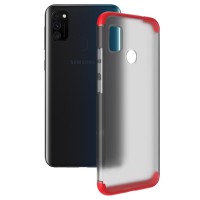 Матовая PC накладка GKK LikGus 360 градусов для Samsung Galaxy M30s / M21 Красный (12361)