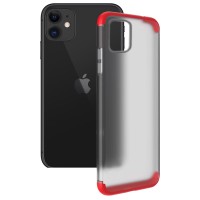 Матовая PC накладка GKK LikGus 360 градусов для Apple iPhone 11 (6.1'') Червоний (3665)