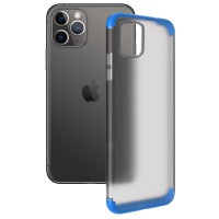Матовая PC накладка GKK LikGus 360 градусов для Apple iPhone 11 Pro (5.8'') Синій (3668)