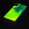 Неоновый чехол Neon Sand glow in the dark для Apple iPhone XS Max (6.5'') Зелёный (3715)