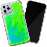 Неоновый чехол Neon Sand glow in the dark для Apple iPhone 11 Pro (5.8'') Зелений (3726)