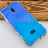 TPU+Glass чехол Gradient Rainbow с лого для Xiaomi Redmi 8a Блакитний (3737)