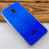 TPU+Glass чехол Gradient Rainbow с лого для Xiaomi Redmi 8a Синій (3739)