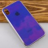 TPU+Glass чехол Gradient Rainbow с лого для Apple iPhone XS Max (6.5'') Фіолетовий (3748)