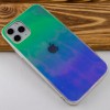 TPU+Glass чехол Gradient Rainbow с лого для Apple iPhone 11 Pro Max (6.5'') Зелёный (3750)