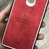 TPU+Textile чехол Deer для Samsung Galaxy A10s Червоний (3758)