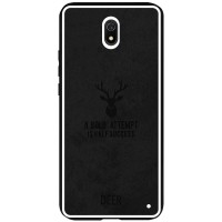 TPU+Textile чехол Deer для Xiaomi Redmi 8a Чорний (3770)