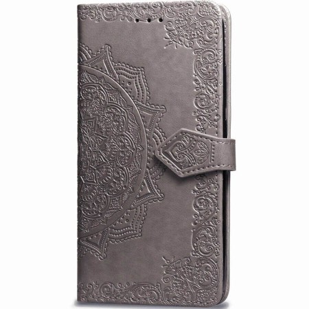 Кожаный чехол (книжка) Art Case с визитницей для Xiaomi Redmi 4a Сірий (19825)