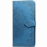 Кожаный чехол (книжка) Art Case с визитницей для Samsung Galaxy M30s / M21 Синій (19831)