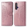 Кожаный чехол (книжка) Art Case с визитницей для Huawei Honor 20 / Nova 5T Рожевий (12368)