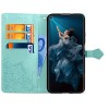 Кожаный чехол (книжка) Art Case с визитницей для Huawei Honor 20 Pro Бірюзовий (3781)