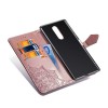 Кожаный чехол (книжка) Art Case с визитницей для Sony Xperia 1 Рожевий (3784)