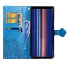 Кожаный чехол (книжка) Art Case с визитницей для Sony Xperia 5 Синий (3788)