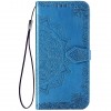 Кожаный чехол (книжка) Art Case с визитницей для Sony Xperia 5 Синий (3788)