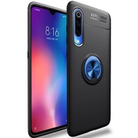 TPU чехол Deen ColorRing под магнитный держатель для Xiaomi Mi 9 Pro Черный (3797)