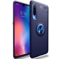 TPU чехол Deen ColorRing под магнитный держатель для Xiaomi Mi 9 Pro Синій (3795)