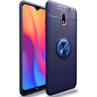 TPU чехол Deen ColorRing под магнитный держатель для Xiaomi Redmi 8a Синий (12369)