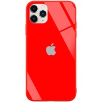 TPU+Glass чехол GLOSSY Logo series для Apple iPhone 11 Pro (5.8'') Червоний (3826)