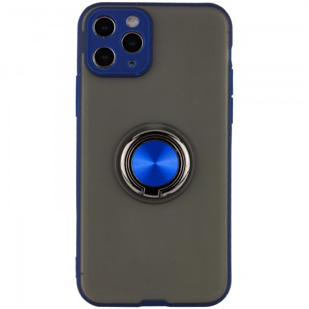 TPU-PC чехол Deen Shadow Ring series для Apple iPhone 11 Pro (5.8'') Синій (3873)