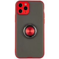 TPU-PC чехол Deen Shadow Ring series для Apple iPhone 11 Pro (5.8'') Красный (3875)