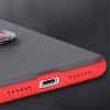 TPU-PC чехол Deen Shadow Ring series для Apple iPhone 11 Pro Max (6.5'') Красный (3878)