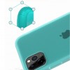 Силиконовый матовый полупрозрачный чехол для Apple iPhone 11 Pro (5.8'') Голубой (3903)