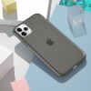 Силиконовый матовый полупрозрачный чехол для Apple iPhone 11 Pro (5.8'') Чорний (3910)