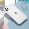 Силиконовый матовый полупрозрачный чехол для Apple iPhone 11 Pro (5.8'') Прозрачный (3907)