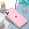 Силиконовый матовый полупрозрачный чехол для Apple iPhone 11 Pro (5.8'') Розовый (3908)