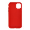 Силиконовый матовый полупрозрачный чехол для Apple iPhone 11 Pro Max (6.5'') Красный (3914)