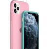 Силиконовый матовый полупрозрачный чехол для Apple iPhone 11 Pro Max (6.5'') Розовый (3916)