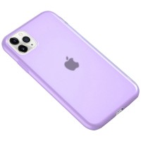 Силиконовый матовый полупрозрачный чехол для Apple iPhone 11 Pro Max (6.5'') Фиолетовый (3917)