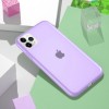 Силиконовый матовый полупрозрачный чехол для Apple iPhone 11 Pro Max (6.5'') Фіолетовий (3917)